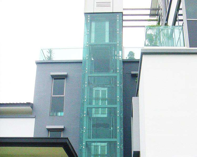 自贡玻璃观光电梯